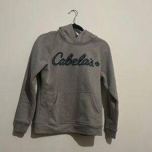 Cabela's Gray Long Sleeve Boxy Hoodie